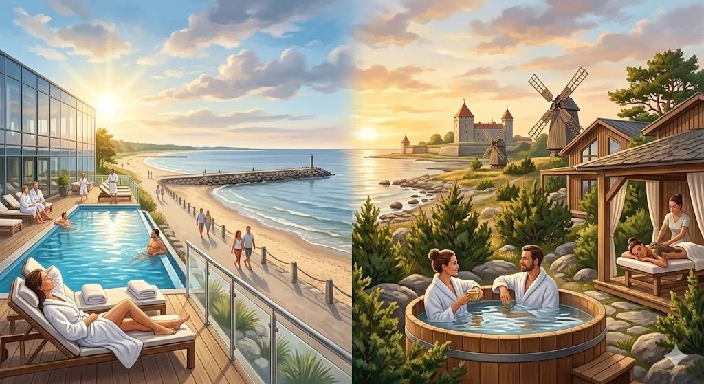 Kylpyläloma Pärnussa ja Saarenmaalla